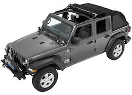 Bestop Trektop Slantback Soft Top for Wrangler JL Unlimited – Black Twill