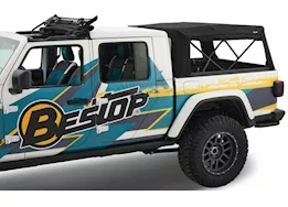 Bestop Inc. 20-c jeep gladiator supertop for truck 2; black diamond