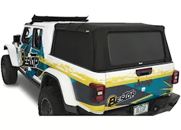 Bestop Inc. 20-c jeep gladiator supertop for truck 2; black diamond