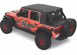 Bestop Halftop Soft Top Conversion Kit for Wrangler JL Unlimited – Black Twill