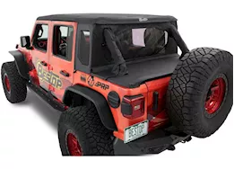 Bestop Halftop Soft Top Conversion Kit for Wrangler JL Unlimited – Black Twill