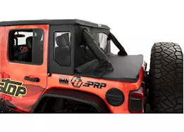 Bestop Halftop Soft Top Conversion Kit for Wrangler JL Unlimited – Black Twill