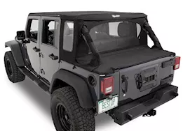 Bestop Halftop Soft Top Conversion Kit for Wrangler JK Unlimited – Black Twill