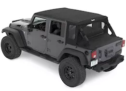 Bestop Halftop Soft Top Conversion Kit for Wrangler JK Unlimited – Black Diamond