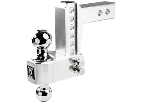 Bulletproof Hitches 2.0" ALUMINUM MEDIUM DUTY 4" DROP/RISE HITCH