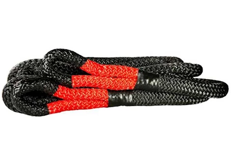 Bulletproof Hitches BULLETPROOF HEAVY DUTY 1IN X 30FT KINETIC RECOVERY ROPE-BLACK