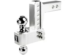 Bulletproof Hitches 2.0" aluminum medium duty 4" drop/rise hitch