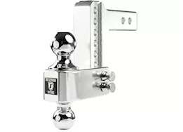 Bulletproof Hitches 2.0" aluminum medium duty 4" drop/rise hitch