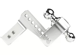 Bulletproof Hitches 2.5" aluminum medium duty 4" drop/rise hitch