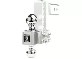 Bulletproof Hitches 2.5" aluminum medium duty 4" drop/rise hitch