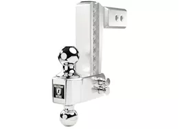 Bulletproof Hitches 2.5" aluminum medium duty 6" drop/rise hitch