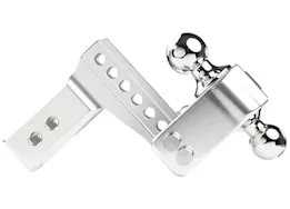 Bulletproof Hitches 2.5" aluminum medium duty 6" drop/rise hitch