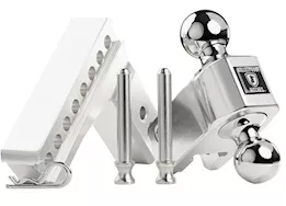 Bulletproof Hitches 2.5" aluminum medium duty 6" drop/rise hitch