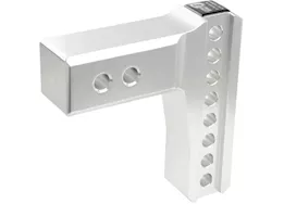 Bulletproof Hitches 2.5" aluminum medium duty 6" drop/rise hitch