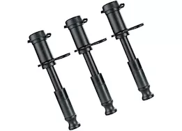 Bulletproof Hitches 5/8" Black Ops Locking Pin, 3-Pack