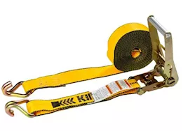 Bulletproof Hitches Bulletproof heavy duty 2in ratchet strap-yellow