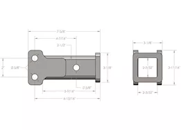 Bulletproof Hitches 2" Receiver Attachment