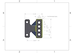 Bulletproof Hitches Medium Duty Weight Distribution Adapter