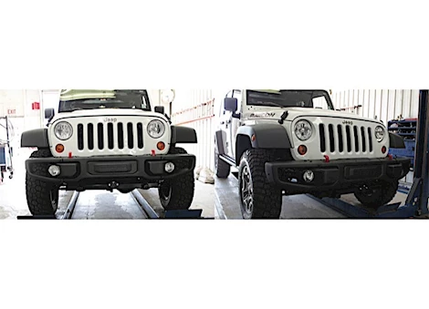 Blue Ox 07-18 wrangler(w/ stubby bar)17x24 in baseplate w/removable tabs Main Image