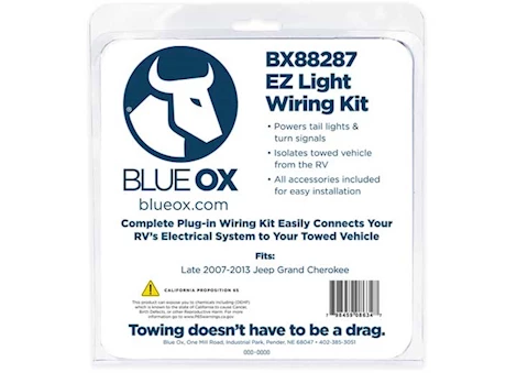 Blue Ox 08-12 ESCAPE/07-10 EDGE/05-11 RANGER/09-14 F150/07-10 MKX/08-11 TRIBUTE EZ LIGHT WIRING HARNESS