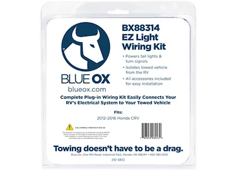 Blue Ox 12-16 CR-V EZ LIGHT WIRING HARNESS