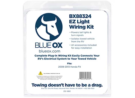 Blue Ox 09-13 FIT EZ LIGHT WIRING HARNESS