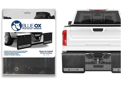 Blue Ox MUD FLAP ROCK SCREEN BLACK