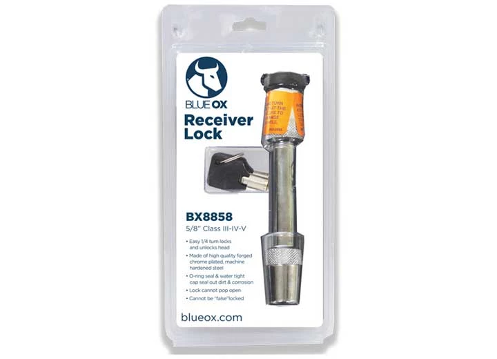 Blue Ox RECEIVER LOCK, 5/8 CLASS II AND III