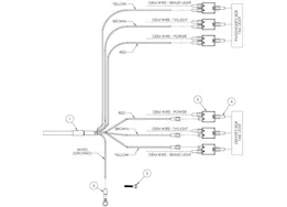 Blue Ox Wiring kit, progressive lit vehicles, coach powered