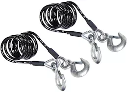 Blue Ox Safety cables kit, class v, 15,000 lb. - 7 ft