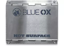 Blue Ox Mud flap heat shield silver