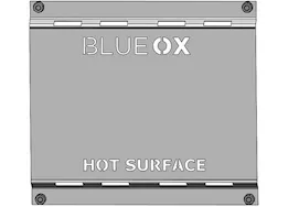 Blue Ox Mud flap heat shield silver