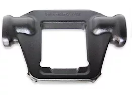 Blue Ox Mud flap 3in center hub black