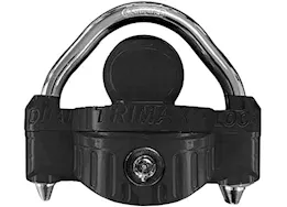 Blue Ox Dual purpose coupler lock & u-lock umax25d kit black