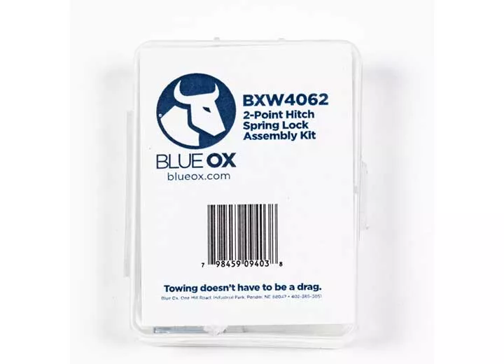 Blue Ox Kit, spring lock assembly, 2-point hitch