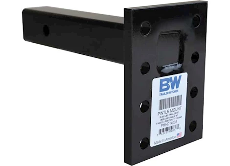 B & W Hitches 16K Pintle Mount 8 Hole 3 Position 11in Shank Main Image