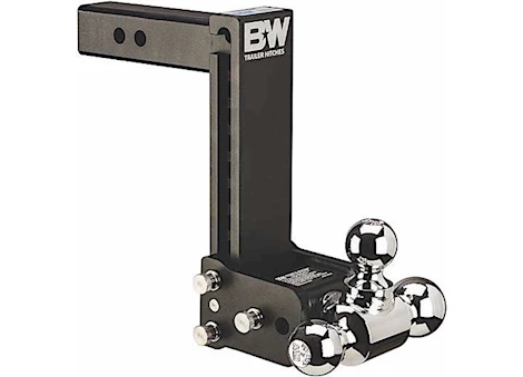 B&W Hitches Tow and Stow Tri-Ball Hitch Ball Mount Main Image