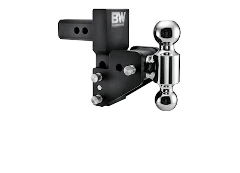 B & W Trailer Hitches Black tow & stow for gm multi-pro tailgate 2in hitch  2 1/2in drop/3 1/2in rise dual ball Main Image