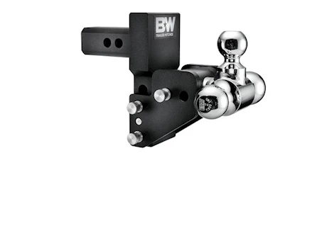 B & W Trailer Hitches BLACK TOW & STOW FOR GM MULTI-PRO TAILGATE 2IN HITCH  2 1/2IN DROP/3 1/2IN RISE TRI BALL