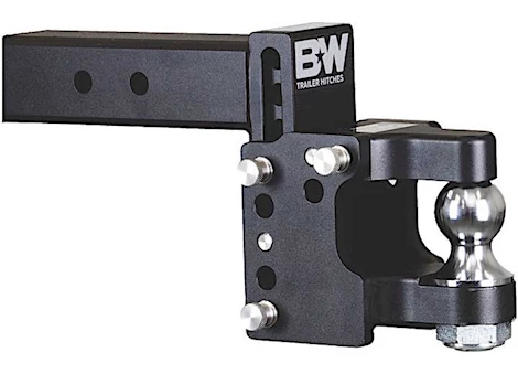 B & W Trailer Hitches CLASS V 2 1/2IN RECEIVER/PINTLE BLACK TOW & STOW 8.5IN DROP/4.5IN RISE W/2IN BALL