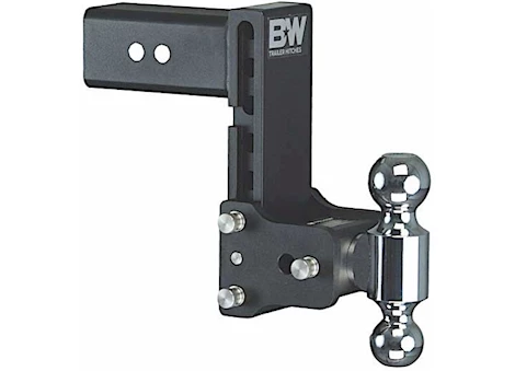 B & W Trailer Hitches CLASS V 3IN RECEIVER BLACK TOW & STOW  7.5IN DROP 7IN RISE 2 & 2 5/16IN BALLS