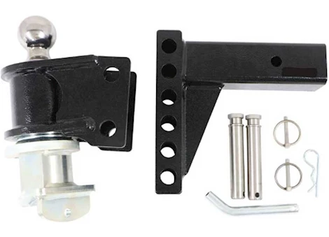 B & W Trailer Hitches (KIT=WDHL4511+WDHH4502)CONTINUUM WD UNDERSLUNG COUPLER KIT 16K 2.5IN REC,2 5/16IN BALL 600-1600LB TW