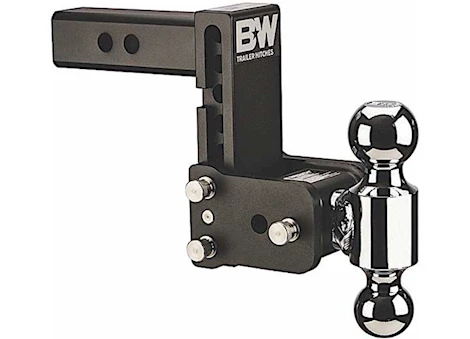 B & W Hitches Black Tow and Stow 8in Model 5in Drop 5.5in Rise 1 7/8 & 2 Balls Main Image