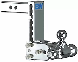 B & W Trailer Hitches Chrome tow & stow 10in model 7in drop 7.5in rise tri-ball
