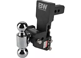 B & W Trailer Hitches Black tow & stow 2in shank 5in drop/6in rise  2in&2 5/16in dual ball adjustable mount