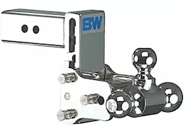 B & W Trailer Hitches Class v 2 1/2in receiver chrome tow & stow 8in model 5in drop 5.5in rise tri-ball