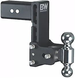 B & W Trailer Hitches Class v 3in receiver black tow & stow  7.5in drop 7in rise 2 & 2 5/16in balls