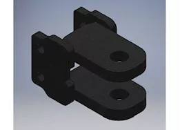 B & W Trailer Hitches Two-tang clevis for 2in shank tow & stow