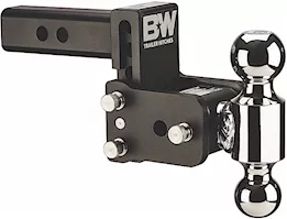 B & W Hitches Black Tow and Stow 6in Model 3in Drop 3.5in Rise 1 78 & Balls