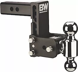 B & W Hitches Black Tow and Stow 8in Model 5in Drop 5.5in Rise 1 7/8 & 2 Balls